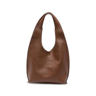 A.P.C. A. p.c. Grained-leather Shoulder Bag