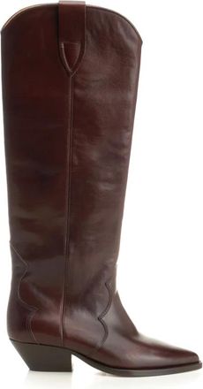 Isabel Marant Schoenen, Dames, Bruin, 41 EU, Leer, Denvee-GZ Leren Texaanse Laars