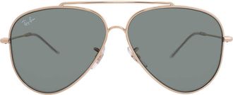 Ray-Ban Aviator Reverse Dark Green Pilot Unisex Sunglasses RBR0101S 001/VR 59
