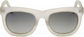 Linda Farrow KRIS VAN ASSCHE KVA38 C8 Mens Sunglasses White Size 51