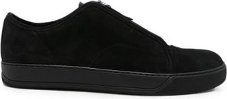Lanvin Black Suede Sneakers