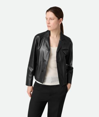 Bottega Veneta Giacca Stile Kimono In Pelle - Bottega Veneta