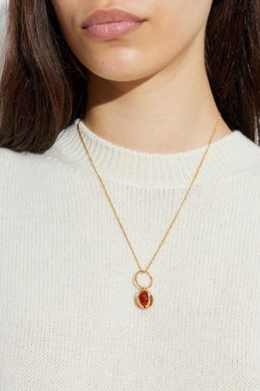 Jil Sander Necklace With Pendant, Womens, Gold
