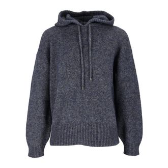 KANGRA Oversized hoodie - Dames - Ronde hals truien - Blauw - L - Truien & Vesten