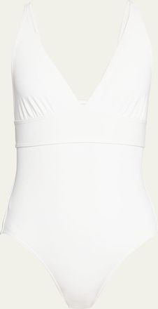 Eres Larcin Deep V Triangle One-Piece Swimsuit