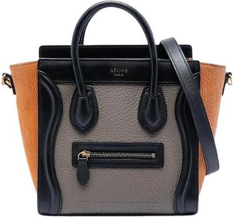 Celine Pre-owned Mini Bags, female, Multicolor, Size: ONE SIZE Pre-owned Nano Luggage Tote