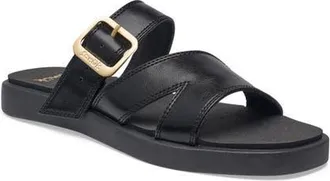 Sanuk Cove Two-Strap Sandal in Black at Nordstrom, Size 10