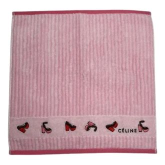 Celine Pre-owned Cotton Scarf - - Pre-owned - Donna - Rosa - ONE SIZE