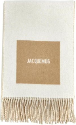 Jacquemus Stijlvolle Sjaal Collectie - Heren - Wintersjaals - Beige - ONE Size - Accessoires