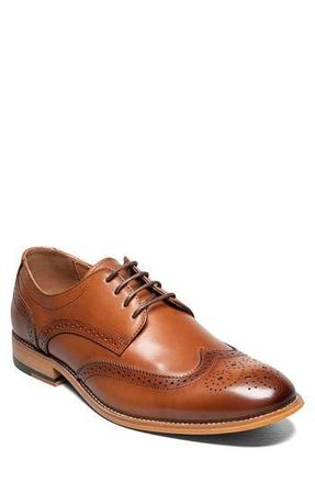 Stacy Adams David Wingtip Derby in Cognac at Nordstrom Rack, Size 10.5