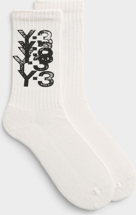 Mens Stamped logo ribbed socks