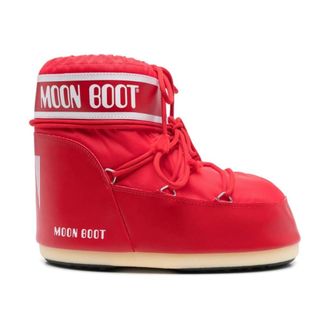 Moon Boot Schoenen, Dames, Rood, 36 EU, Nylon, Icon Low Nylon Boots