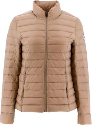 Jott Stijlvolle Lichtgewicht MAT Donsjas - Dames - Gewatteerde jassen - Beige - L - Jassen