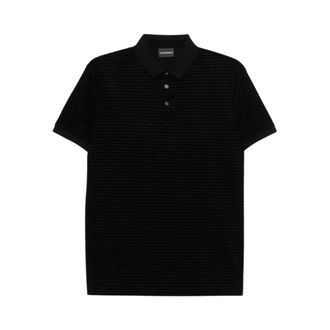 Emporio Armani T-shirts en Polos - Heren - Polos - Zwart - L - Tops