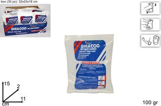 Trade Shop Trade Shop - 30 Pezzi Ghiaccio Istantaneo Sintetico Monouso In Busta Rivestimento In Plastica