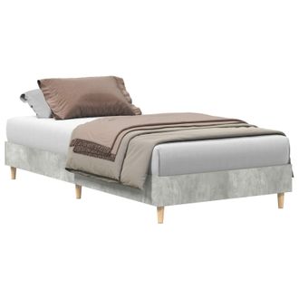 vidaXL Estructura De Cama Gris Hormig&oacute;n 80 X 200 Cm Vidaxl