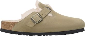 Birkenstock Boston VL Shearling Taupe 1028289 Womens