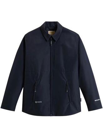 Woolrich zip-up shirt jacket - Blue