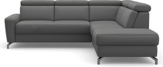 Sit&more Ecksofa »Scarlett L-Form« inklusive Kopfteilverstellung, wahlweise mit Bettfunktion, Bettkasten