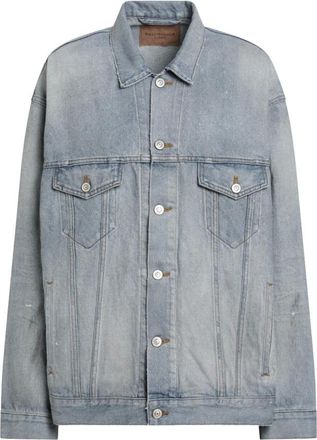 Balenciaga Denim Jackets, female, Blue, Size: XS Denim Jacket Regular Fit