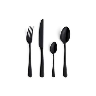 Amefa Amefa Austin Juego De Cubiertos Negro 24 Piezas