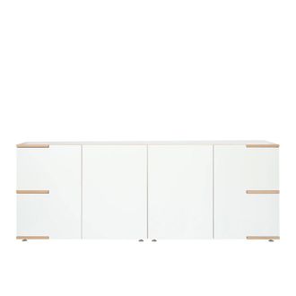 Tojo M&ouml;bel stau Sideboard low, 200 x 75 cm, weiss