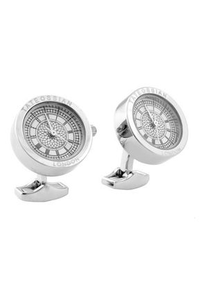 Tateossian Big Ben Cuff Links in Silver at Nordstrom
