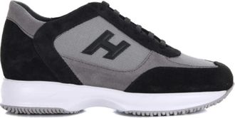 Hogan Interactive Sneakers - Heren - Sneakers - Zwart - 43 EU - Leer - Schoenen