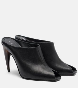 Alexander McQueen Leather mules