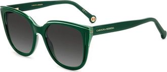 Carolina Herrera HER 0144/S 0VQY IB Green Glitter/Grey Green Gradient