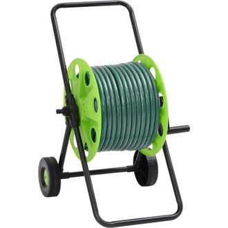 vidaXL Carrete De Manguera Con Set De Racores Pvc Verde 0,75 30 M Vidaxl