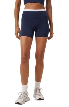 Travis Mathew Moveknit Bonded Shorts in Navy Blazer at Nordstrom, Size X-Large