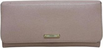 Fendi Pre-owned Wallets, female, Pink, Size: ONE SIZE Pre-owned Wallet