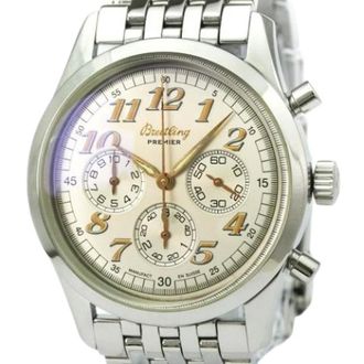 Breitling Pre-owned Navitimer A40035 Polshorloge - Heren - Pre-owned - Grijs - Maat: ONE Size