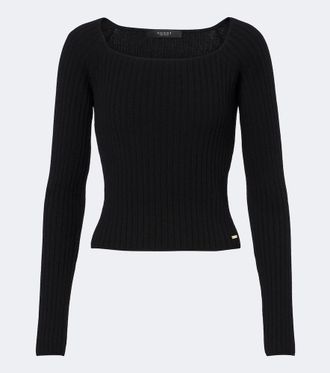 Gucci Ribbed-knit wool and cashmere sweater