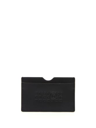 Maison Margiela Signature leather cardholder - Black