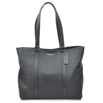 Coach Black Leather Shoulder Bag (Pre-Owned)