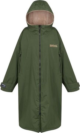Regatta Mens Adult Waterproof Fleece Lined Robe Jacket - Green - Size Large
