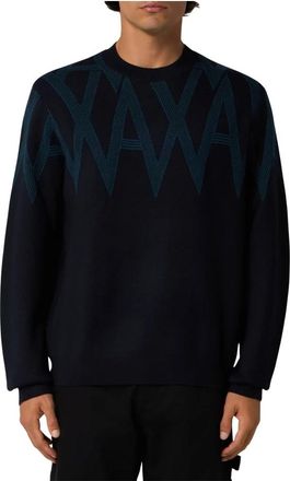 A|X Armani Exchange Hombre, Jerseys, Azul, Talla: L