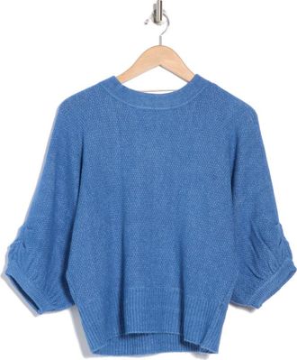 Democracy Seed Stitch Dolman Sweater in Heather Slate Blue at Nordstrom Rack, Size X-Large