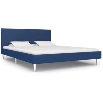 vidaXL vidaXL Giroletto Blu in Tessuto 160x200 cm
