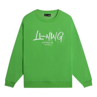 Li-Ning Anything Is Possible Graphic Sweatshirt Green AWDSF75-10