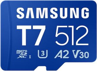 Samsung Tarjeta De Memoria Samsung P7 512gb Microsd Xc/ Clase 10/ 170mbs