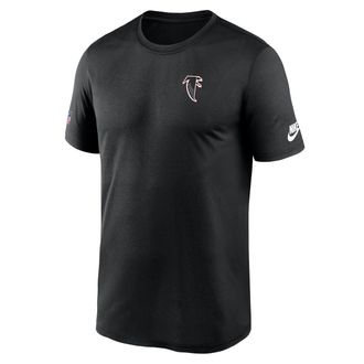 Nike Atlanta Falcons Alt Legend Small Logo Nike Mens Dri-FIT NFL T-Shirt in Black | 02TI00AQ96-UE8