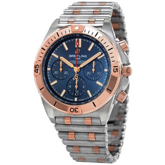 Breitling Chronomat B01 42 Chronograph Automatic Blue Dial Mens Watch UB0134101C1U1