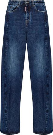 Dsquared2 Loose Twst Jeans - Dames - Loose Fit Jeans - Blauw - M - Katoen - Jeans