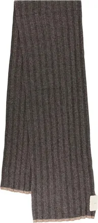 Brunello Cucinelli Ribbed Cashmere Scarf