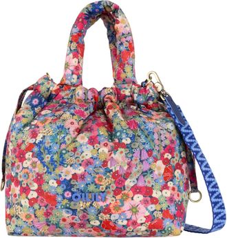 Oilily Donnie Drawstring Handbag Patriot Blue Colourful