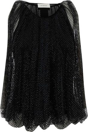Sportmax Sportmax Black Mesh Nodo Top