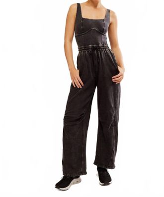 Free People Inbound Onesie In Black